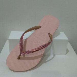 havaianas slim glitter ballet rose