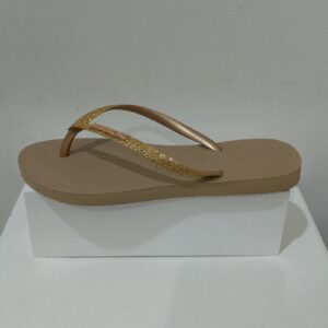 HAVAIANAS SLIM GLITTER ROSE GOLD