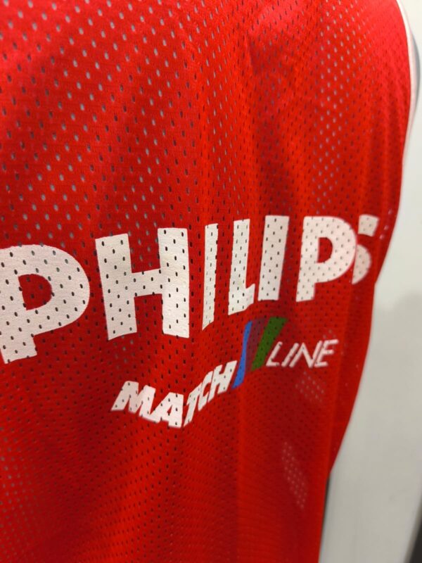 Completo basket Philips Matchline Lotto Olimpia Milano 1989-1990 - immagine 9